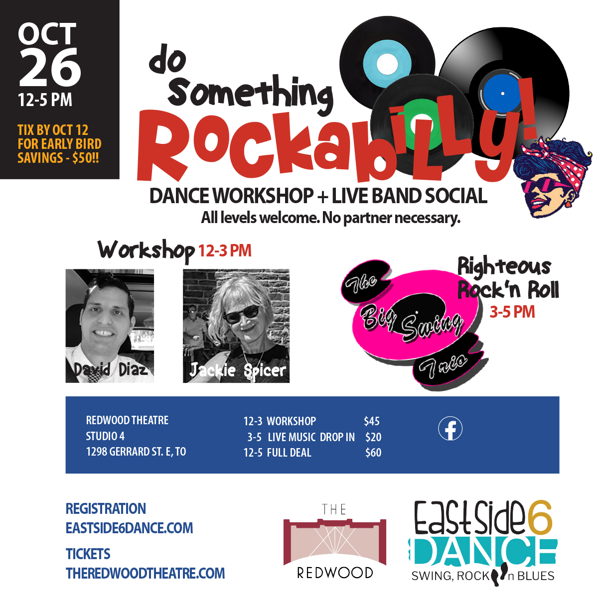 Rockabilly Jive Dance Workshop + Live Band Dance&nbsp;Social